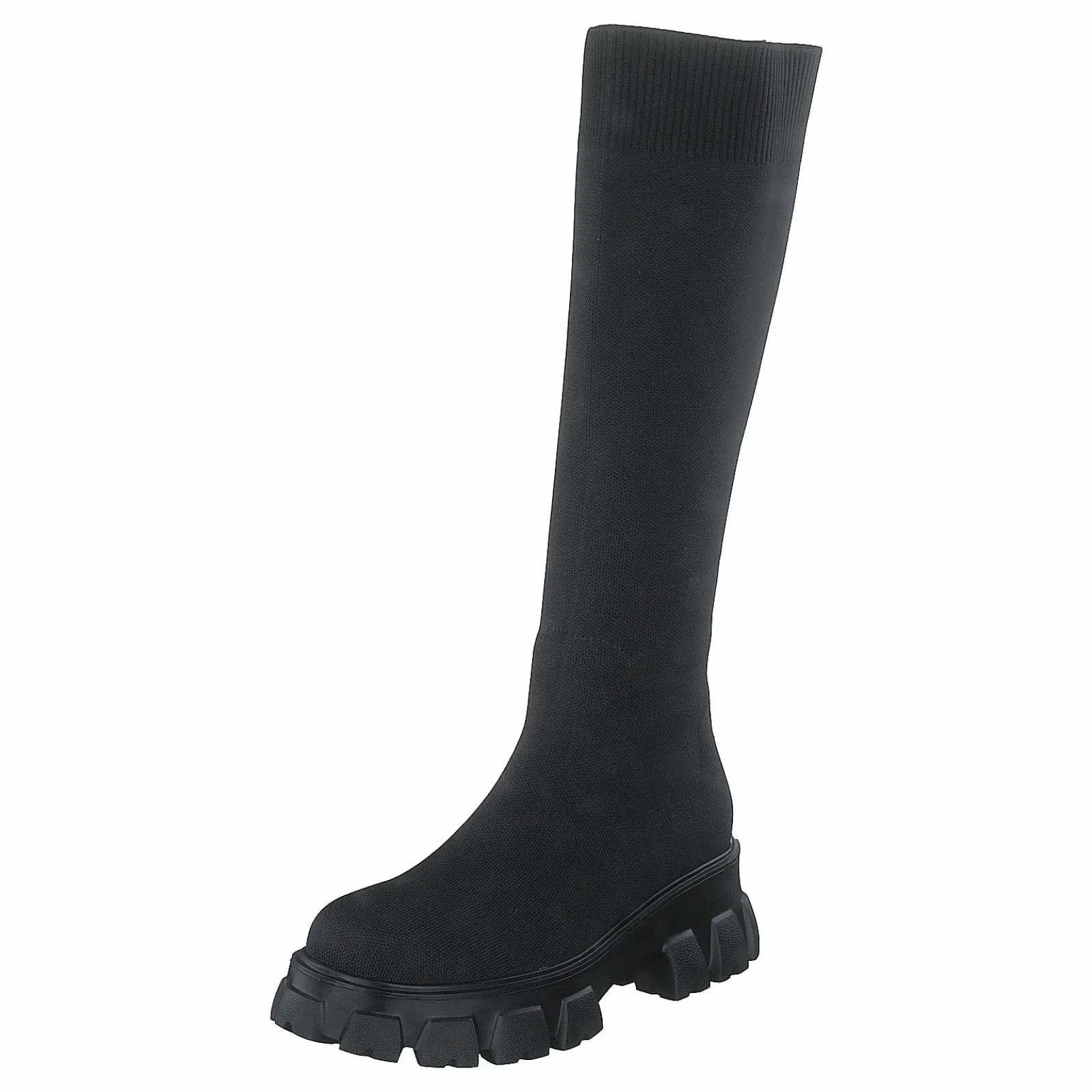 Bianco Biaprima Knee High Sock Boot K Black