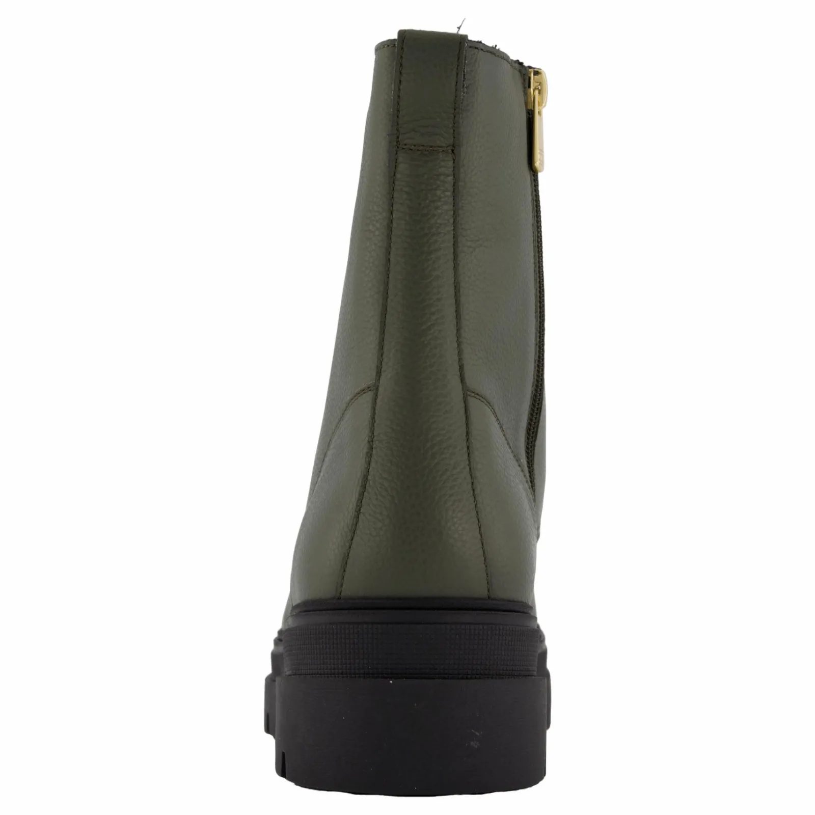 Tommy Hilfiger Bicolor Leather Lace-up Army Green