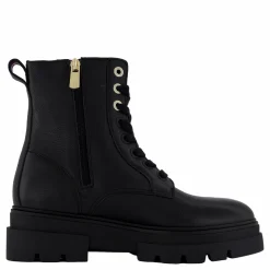 Tommy Hilfiger Bicolor Leather Lace-up Black