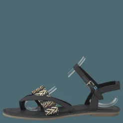 Toms Black Canvas Geometric Woven Black