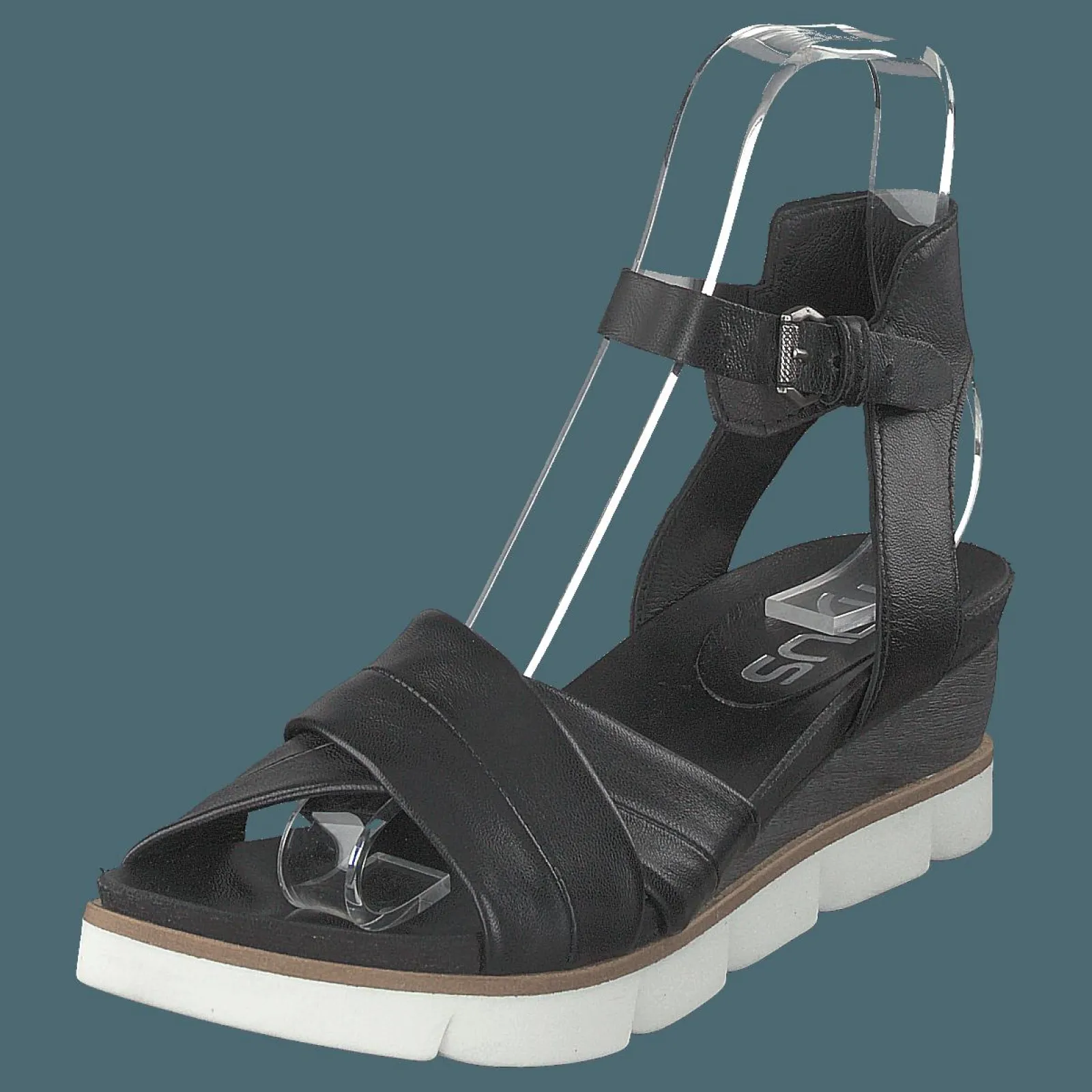 MJUS Black Sandal Tapasita Nero