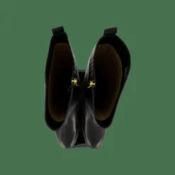 Lauren Ralph Lauren Blayke Burnished Leather Tall Boot Black