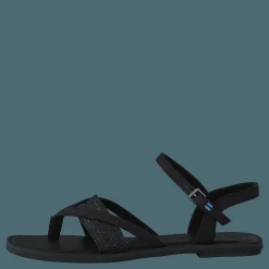 Toms Blk Cvs/foil Woven Wm Lexie Sa Black