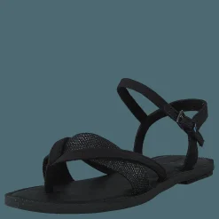 Toms Blk Cvs/foil Woven Wm Lexie Sa Black