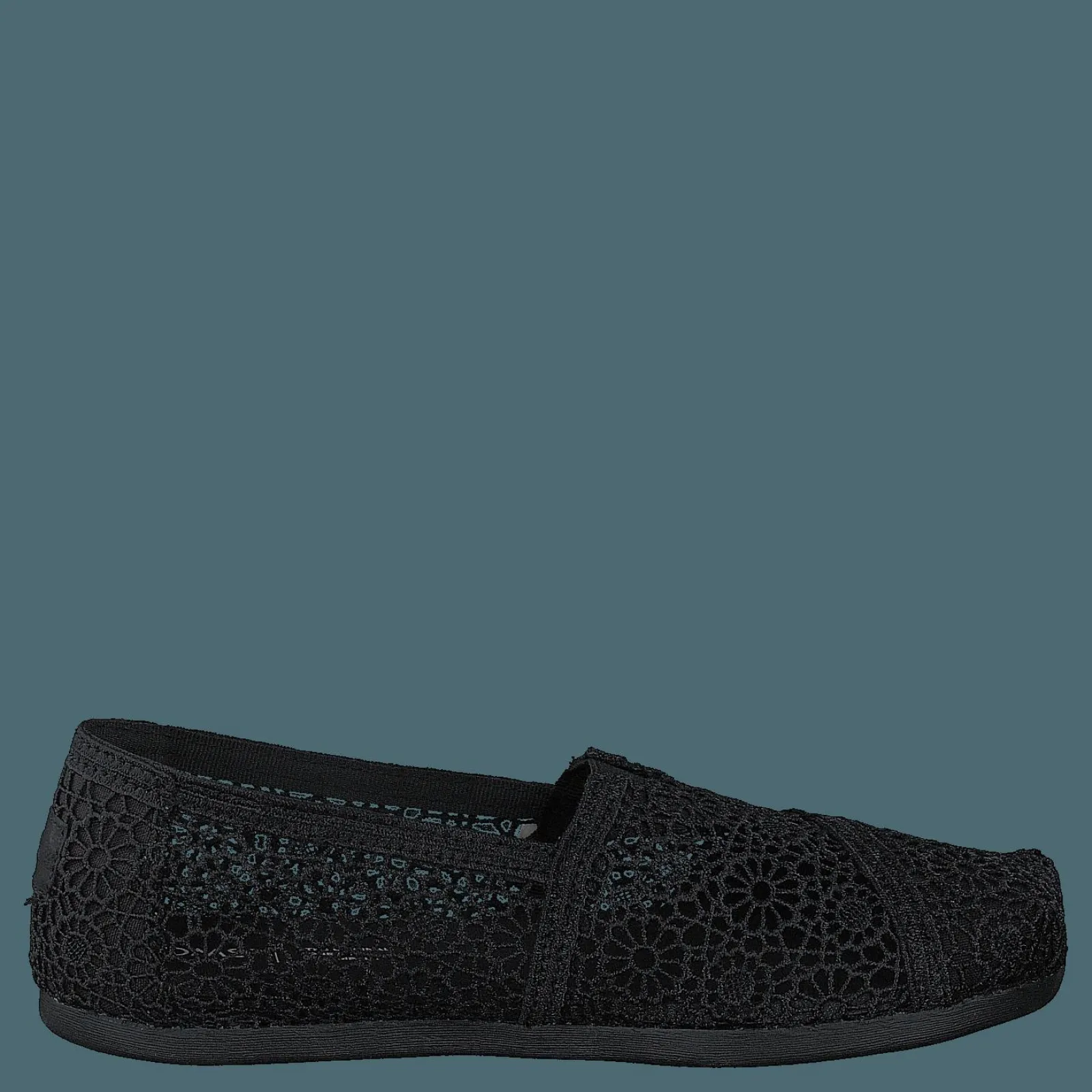 Toms Blk Moroccan Crochet Wm Alpr E 001 Black