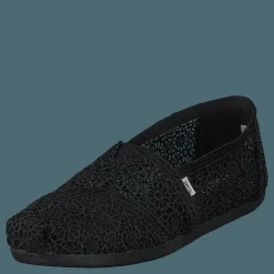Toms Blk Moroccan Crochet Wm Alpr E 001 Black