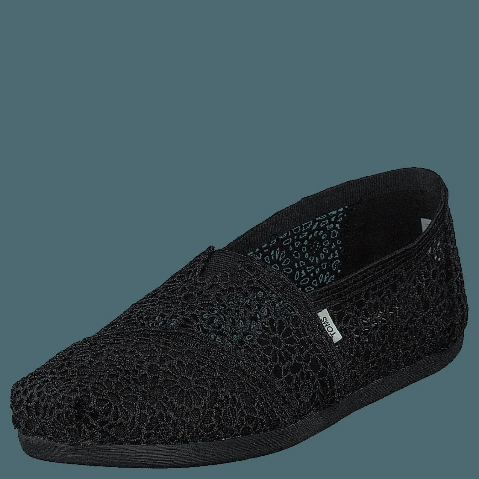 Toms Blk Moroccan Crochet Wm Alpr E 001 Black