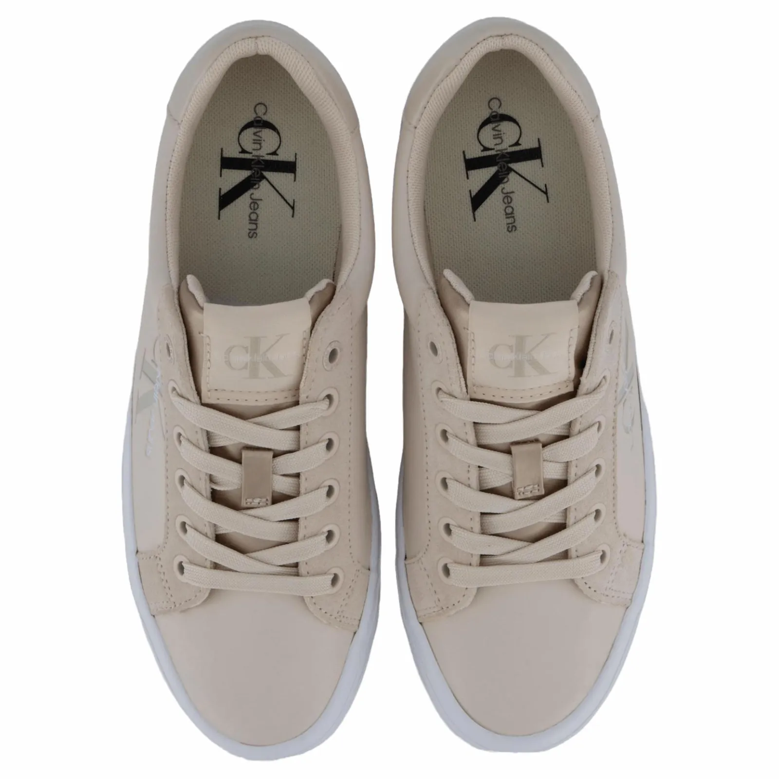 Calvin Klein Bold Vulc Flatf Low Mix Ml Mtr Whisper /white