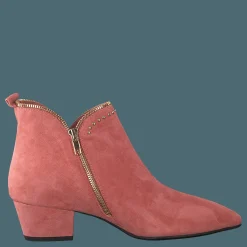 Sofie Schnoor Boot Raw Zip Suede Cher - Cherry