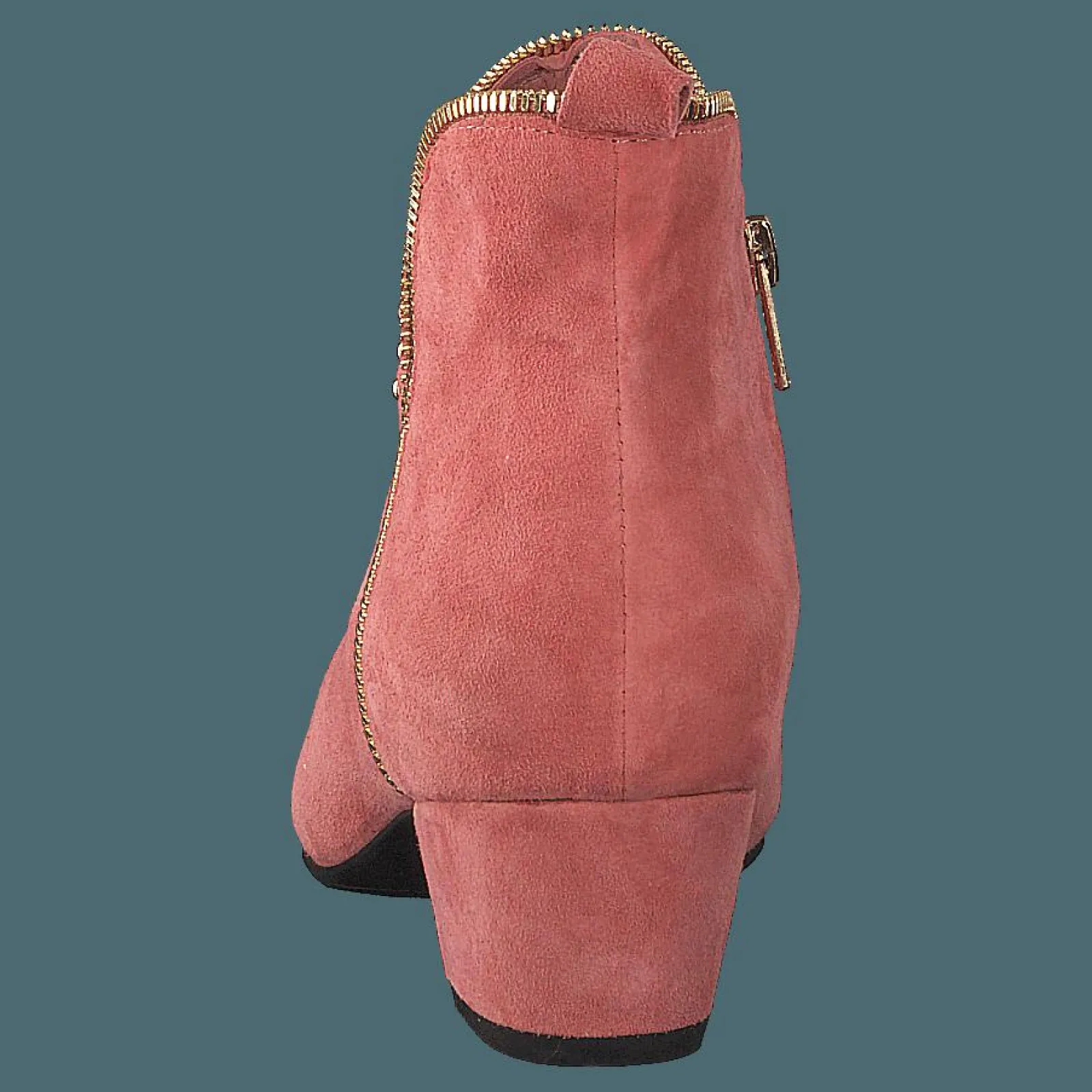 Sofie Schnoor Boot Raw Zip Suede Cher - Cherry