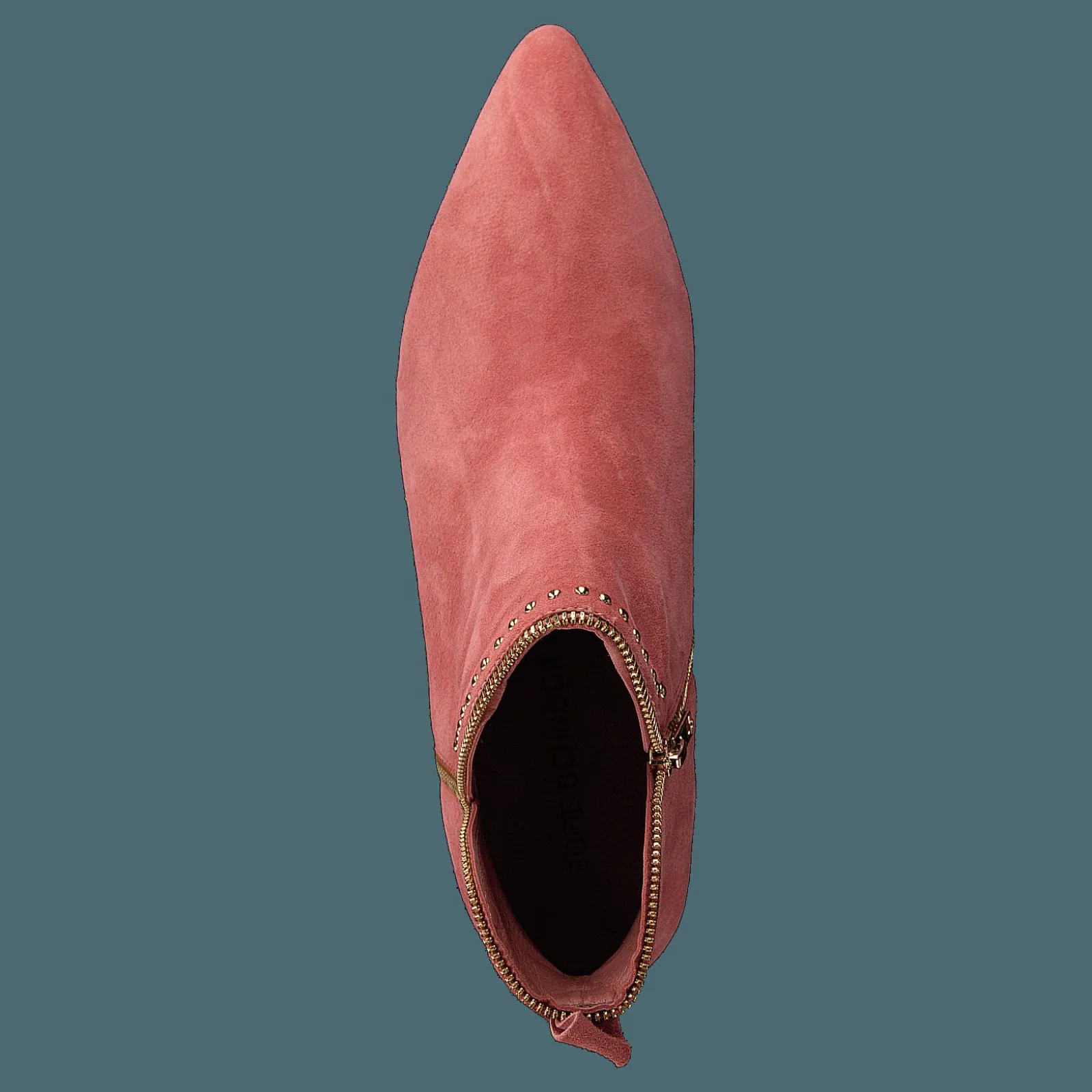 Sofie Schnoor Boot Raw Zip Suede Cher - Cherry