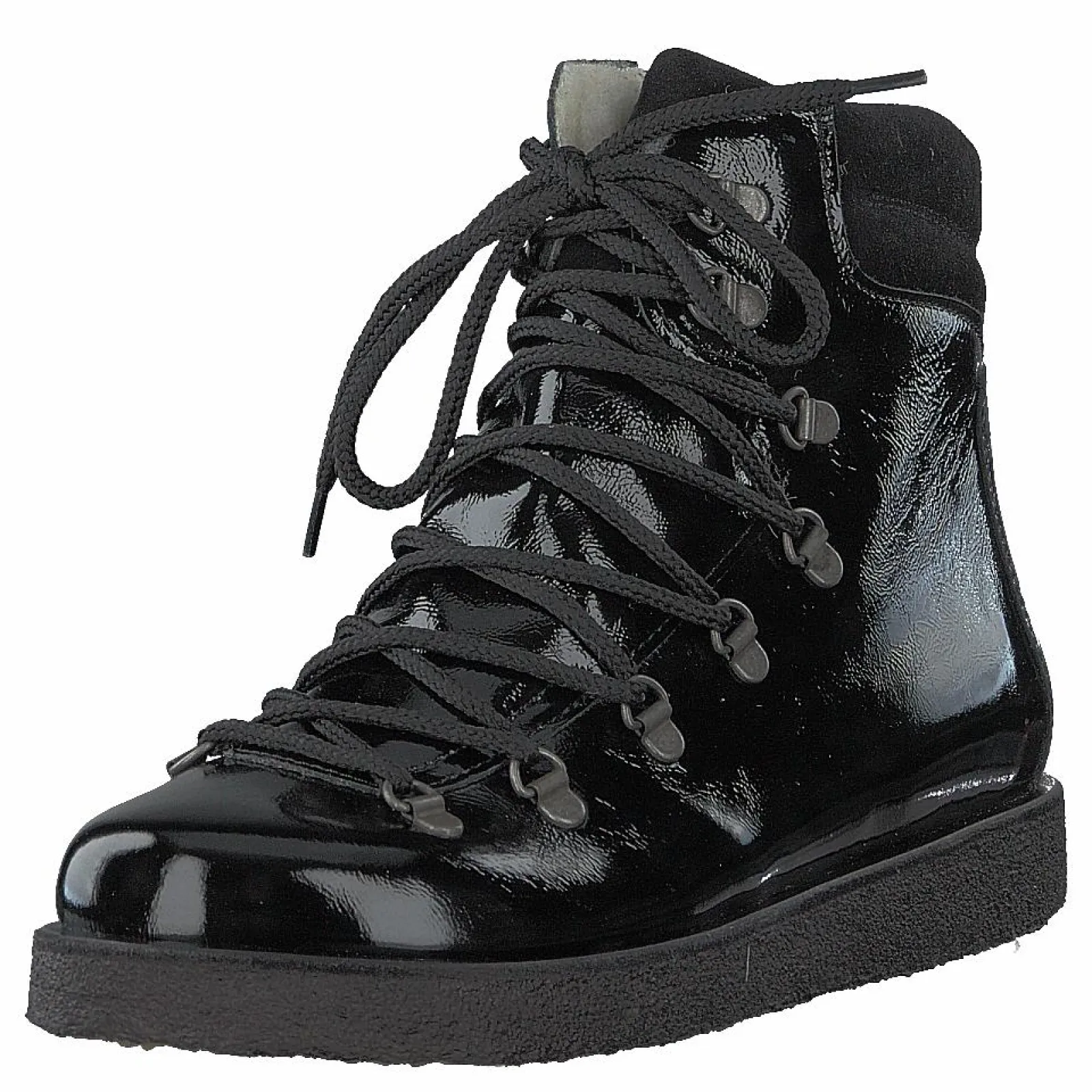 Angulus Boot With Laces And D-rings Black / Black