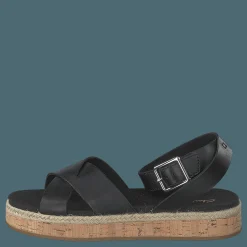 Clarks Botanic Poppy Black Leather
