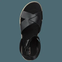 Clarks Botanic Poppy Black Leather