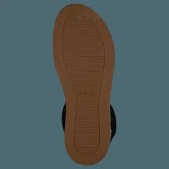 Clarks Botanic Poppy Black Leather