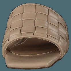 NA-KD Braided Flats Beige