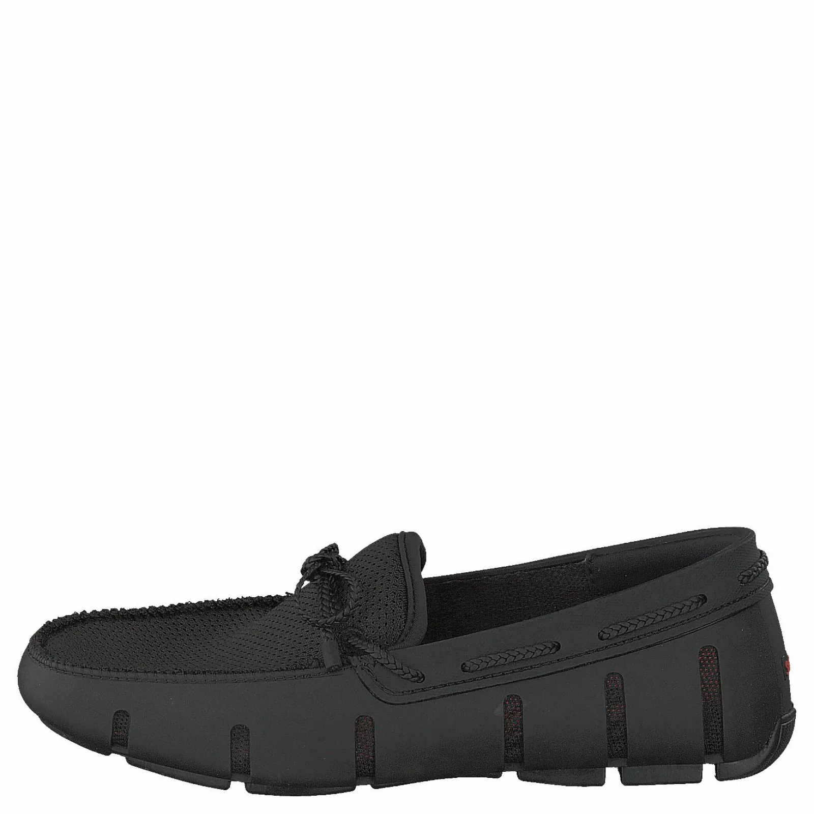 Swims Braided Lace Loafer Black