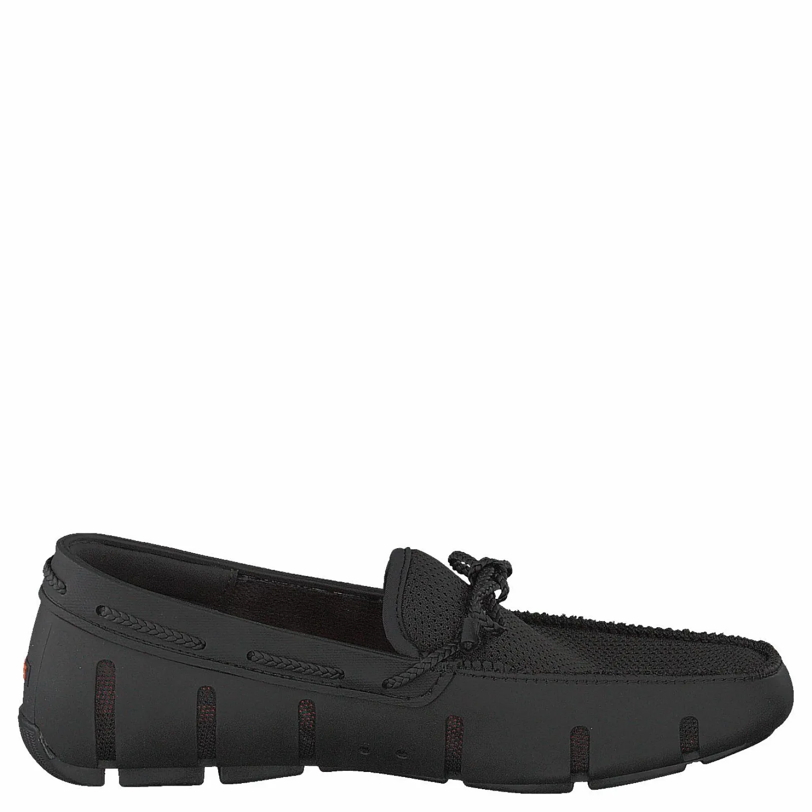 Swims Braided Lace Loafer Black