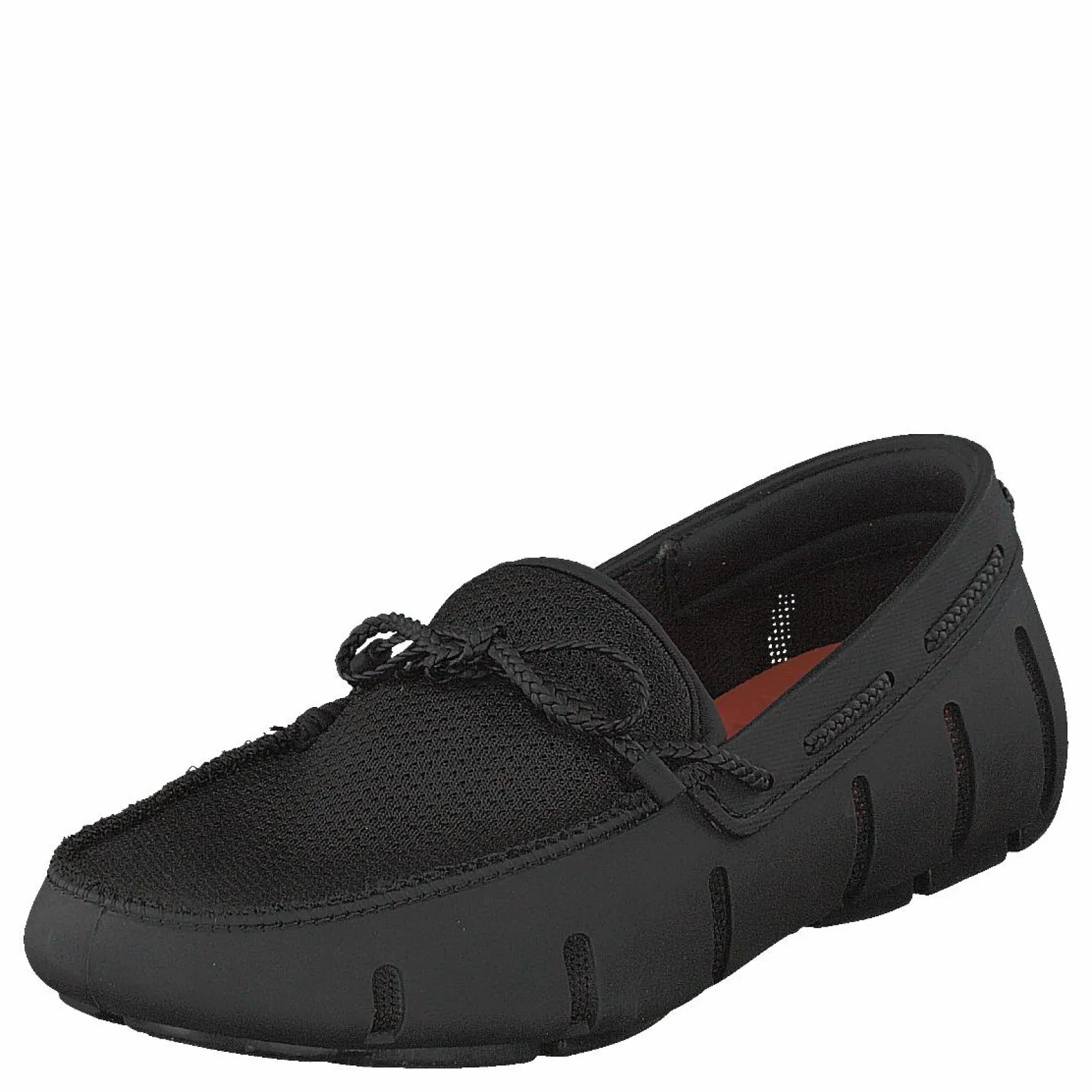 Swims Braided Lace Loafer Black