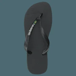 Havaianas Brasil Logo Black/Black
