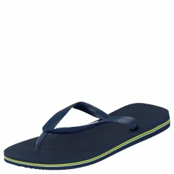 Havaianas Brasil Logo Navy Blue