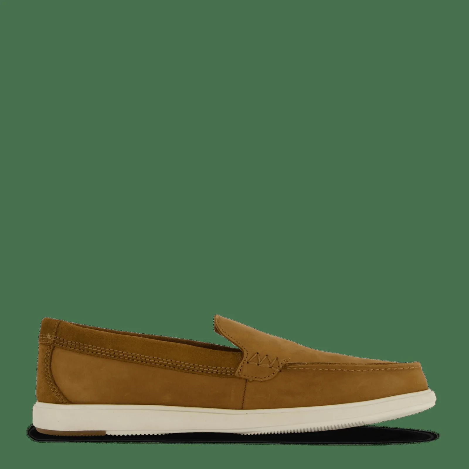 Clarks Bratton Loafer Dark Tan Nubuck
