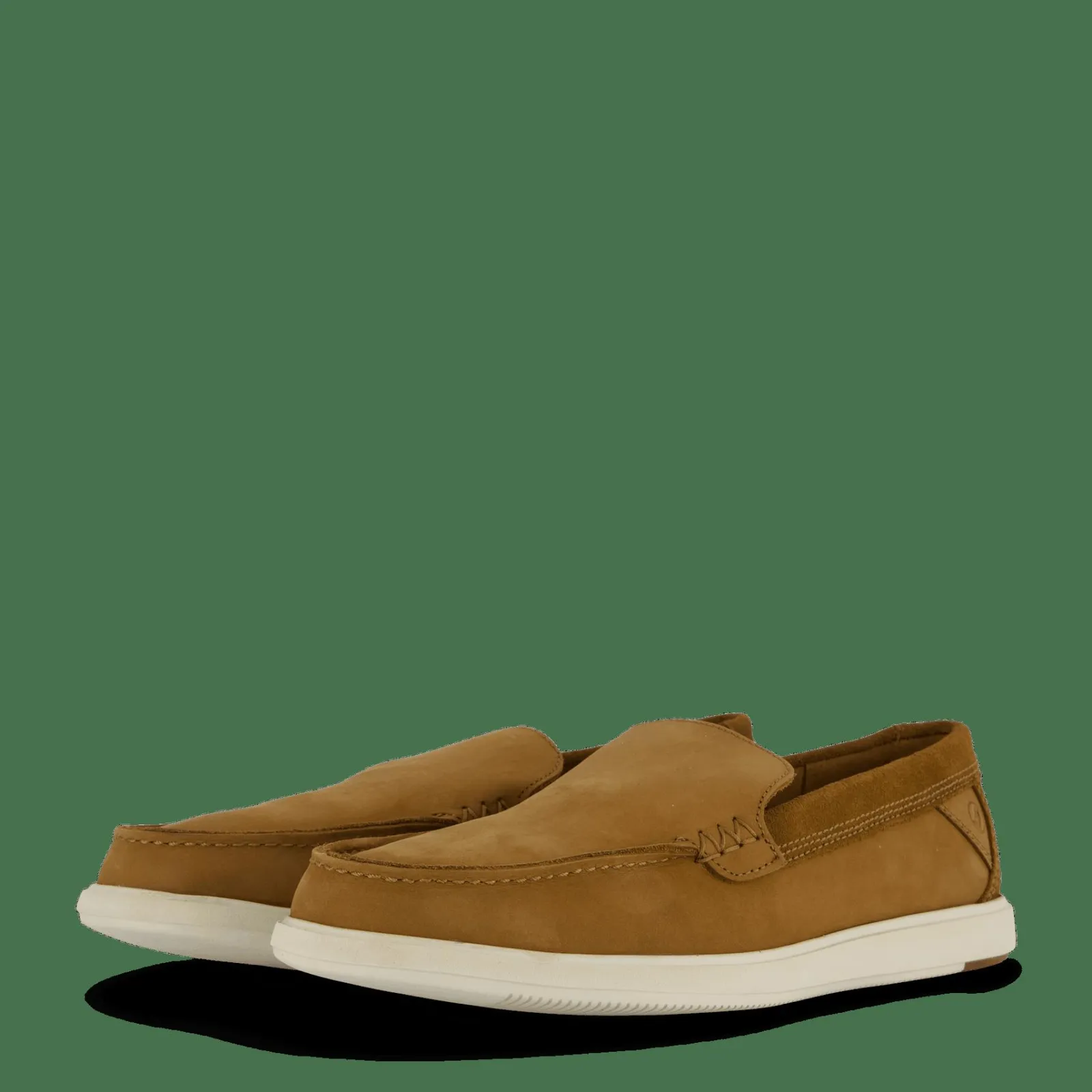 Clarks Bratton Loafer Dark Tan Nubuck