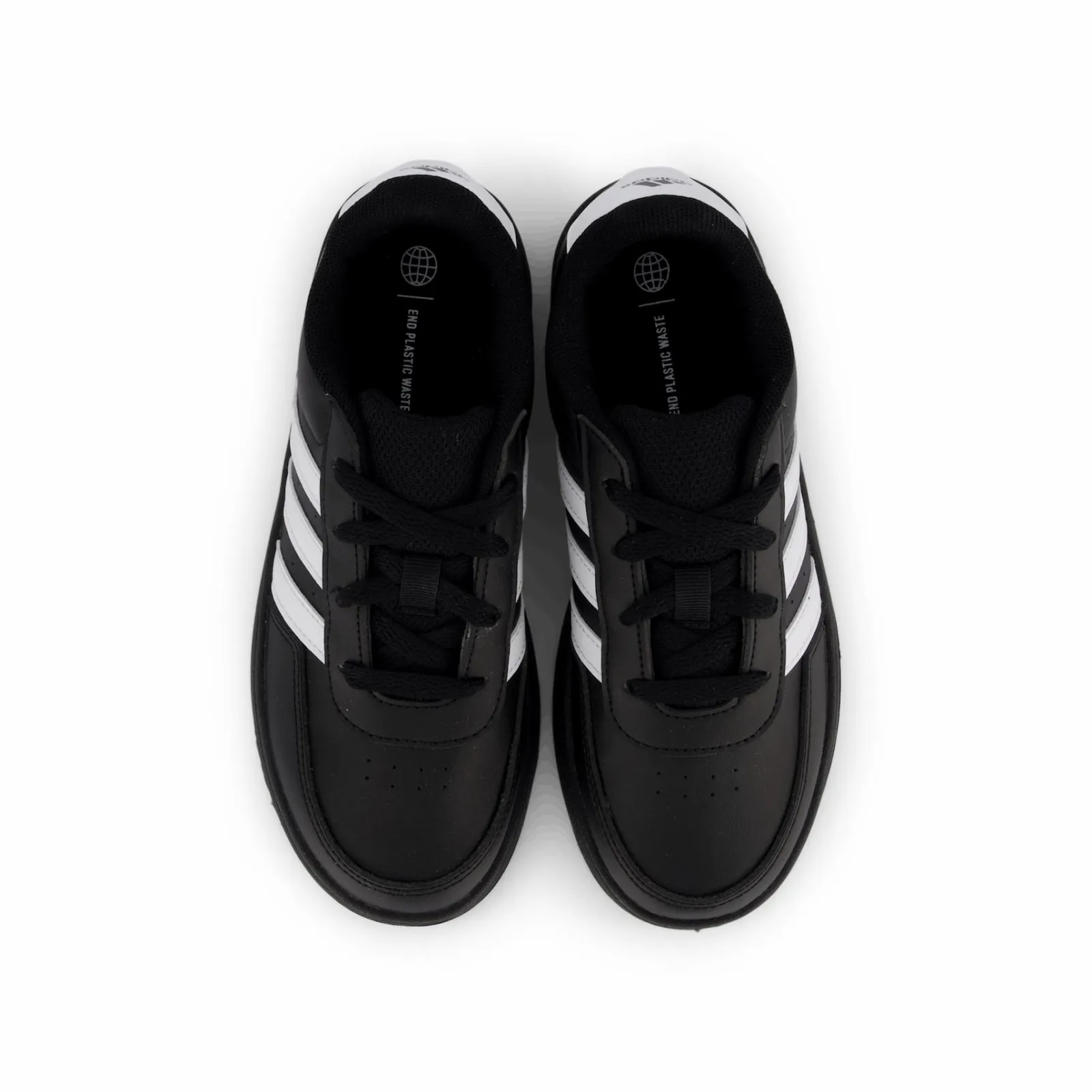Barn adidas Breaknet Lifestyle Court Lace Shoes Core Black / Cloud White / Cloud White