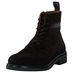 Gant Brookly Mid Lace Boot Dark Brown