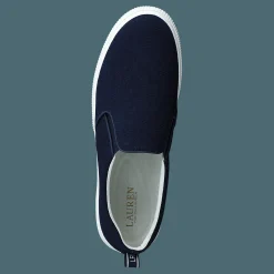 Lauren Ralph Lauren Canvas/burncalf-haddley-sk-spo French Navy/french Navy