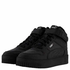 Puma Carina Street Mid Wtr Black- Black- Sil