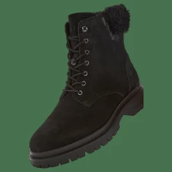 Lauren Ralph Lauren Carlee Suede Bootie Black/Black