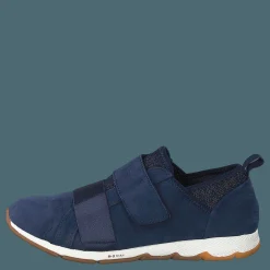 Hush Puppies Cesky Strap Slip On Royal Navy Nubuck