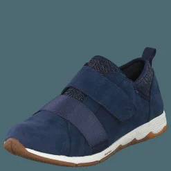 Hush Puppies Cesky Strap Slip On Royal Navy Nubuck
