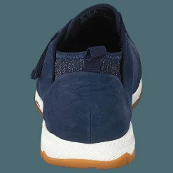 Hush Puppies Cesky Strap Slip On Royal Navy Nubuck
