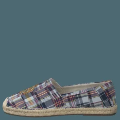 Polo Ralph Lauren Cevio Crest Madras Espadrille Blue Multi