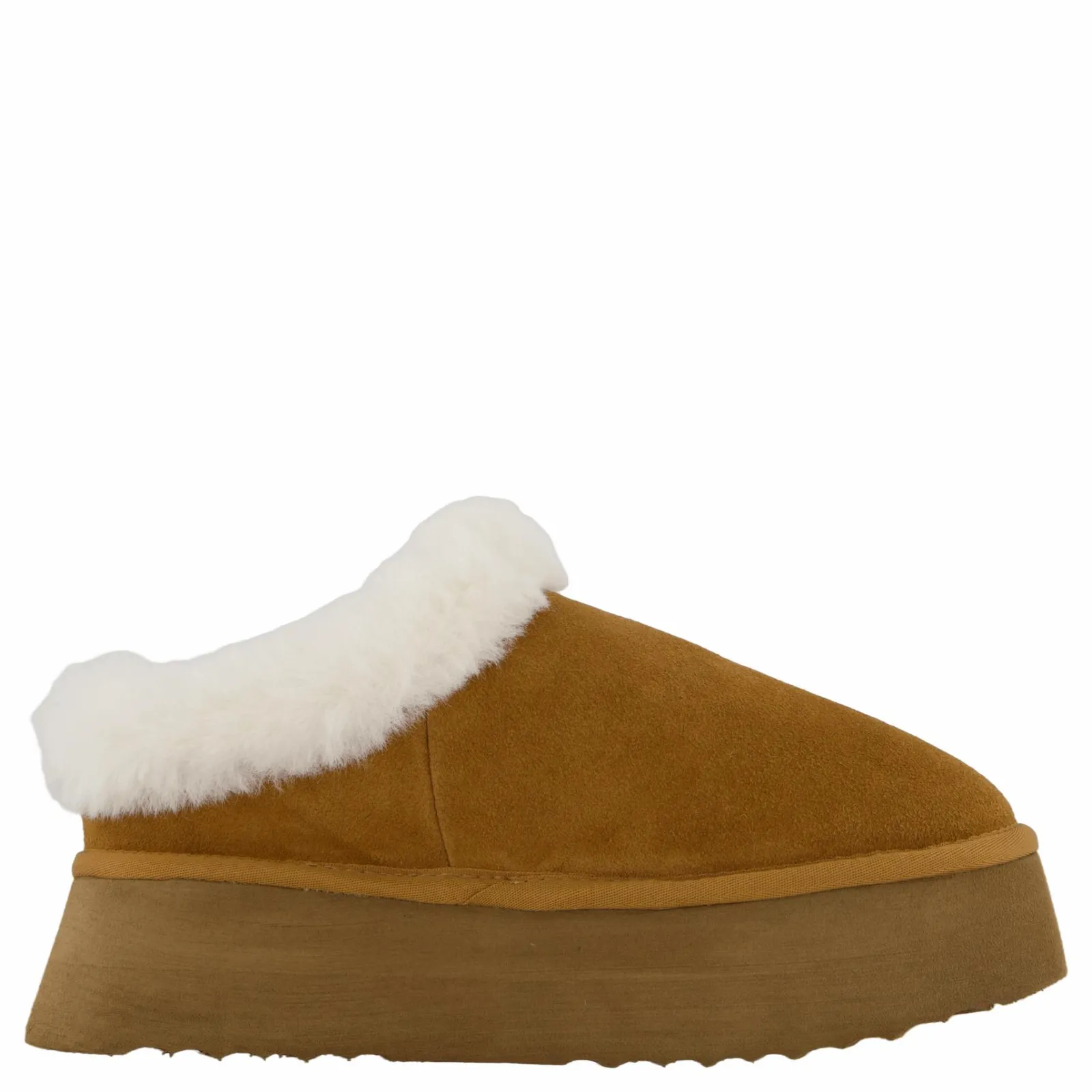Steve Madden Chaplin Slide Chestnut Suede