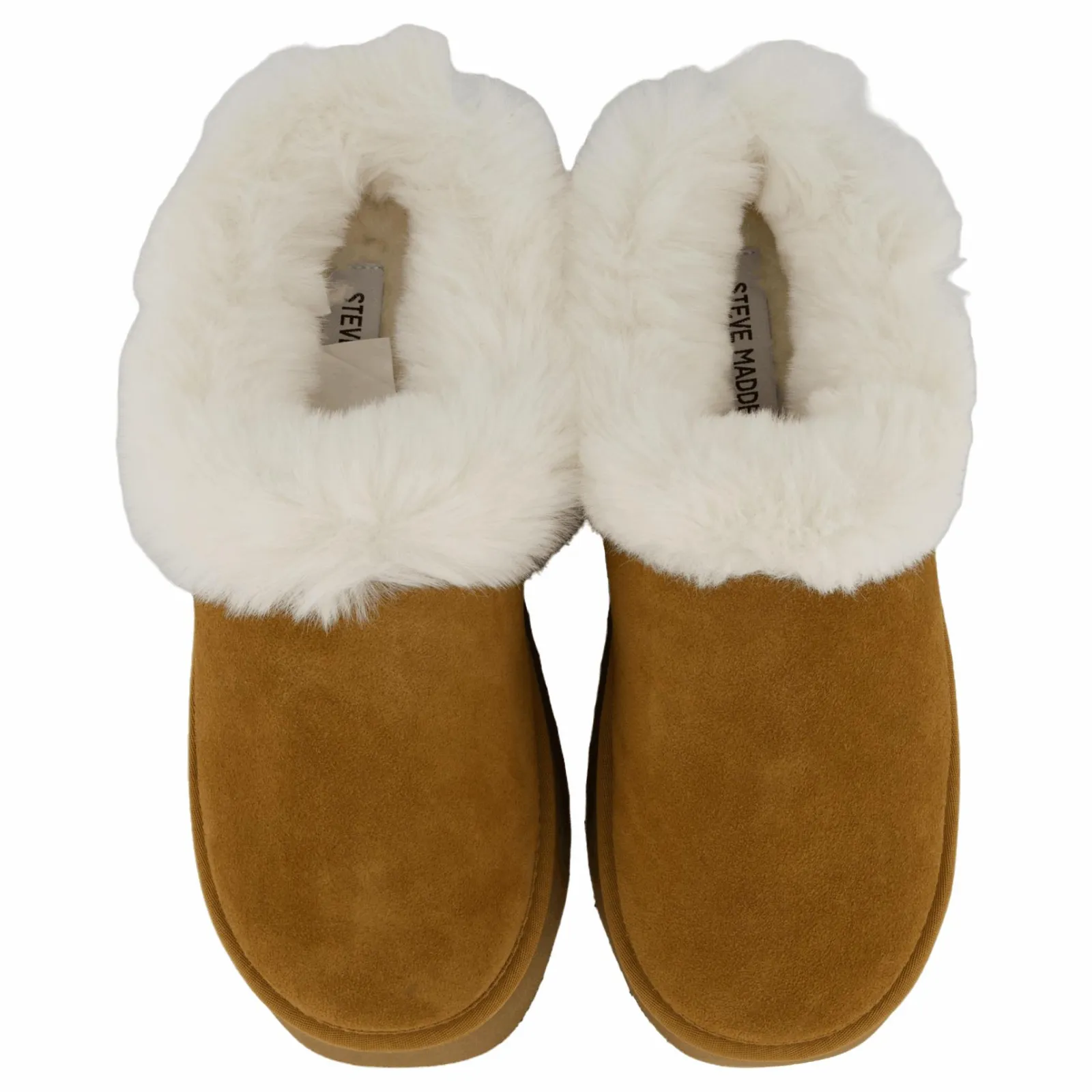 Steve Madden Chaplin Slide Chestnut Suede