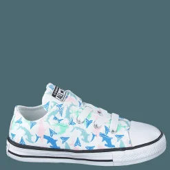 Barn Converse Chuck Taylor All Star 1v Shark White/fresh Mint/black