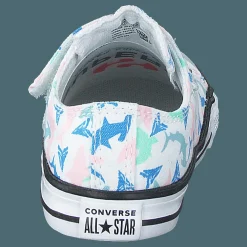 Barn Converse Chuck Taylor All Star 1v Shark White/fresh Mint/black