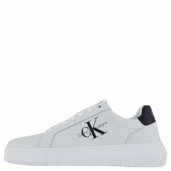 Calvin Klein Chunky Cupsole Mono Lth Bright White/black