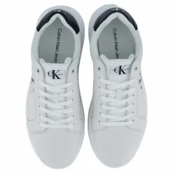 Calvin Klein Chunky Cupsole Mono Lth Bright White/black