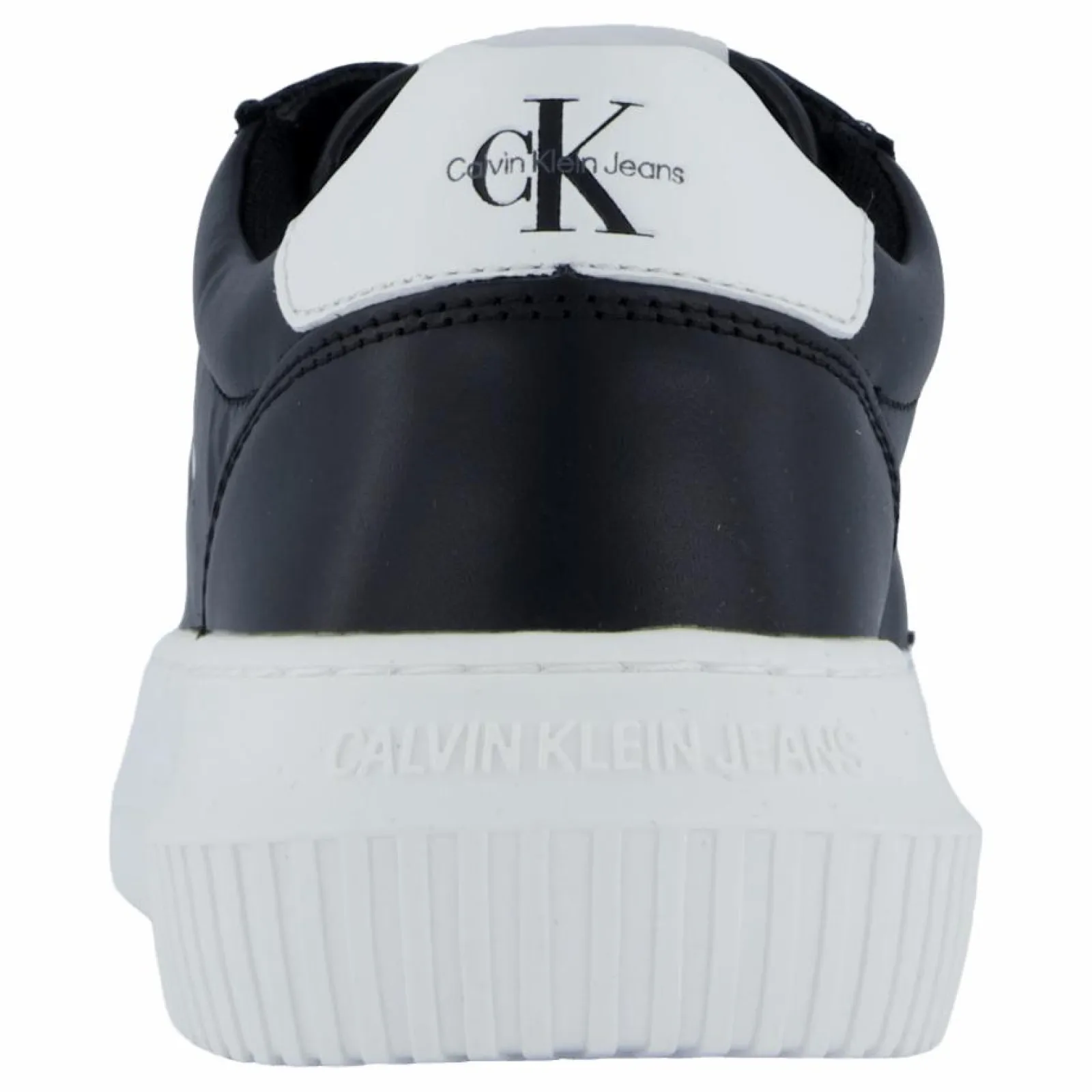 Calvin Klein Chunky Cupsole Mono Lth Wn Black