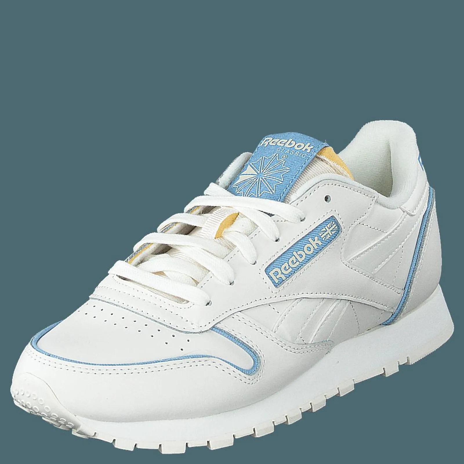 Reebok Classic Cl Lthr Chalk/chalk/washed Indigo