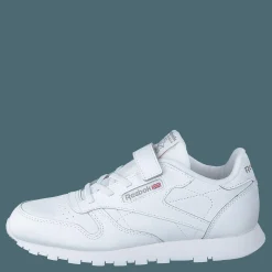 Barn Reebok Classic Cl Lthr 1v White/carbon/vecblu