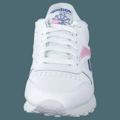 Reebok Classic Cl Lthr White/humble Blue/jasmine Pink