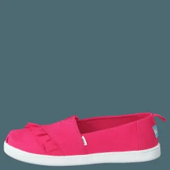Barn Toms Classic Canvas Ruffle Youth Raspberry