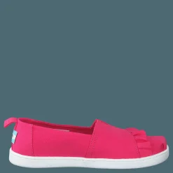 Barn Toms Classic Canvas Ruffle Youth Raspberry