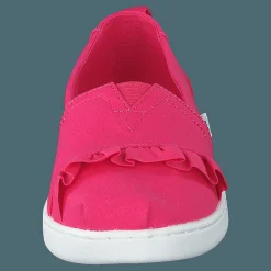 Barn Toms Classic Canvas Ruffle Youth Raspberry