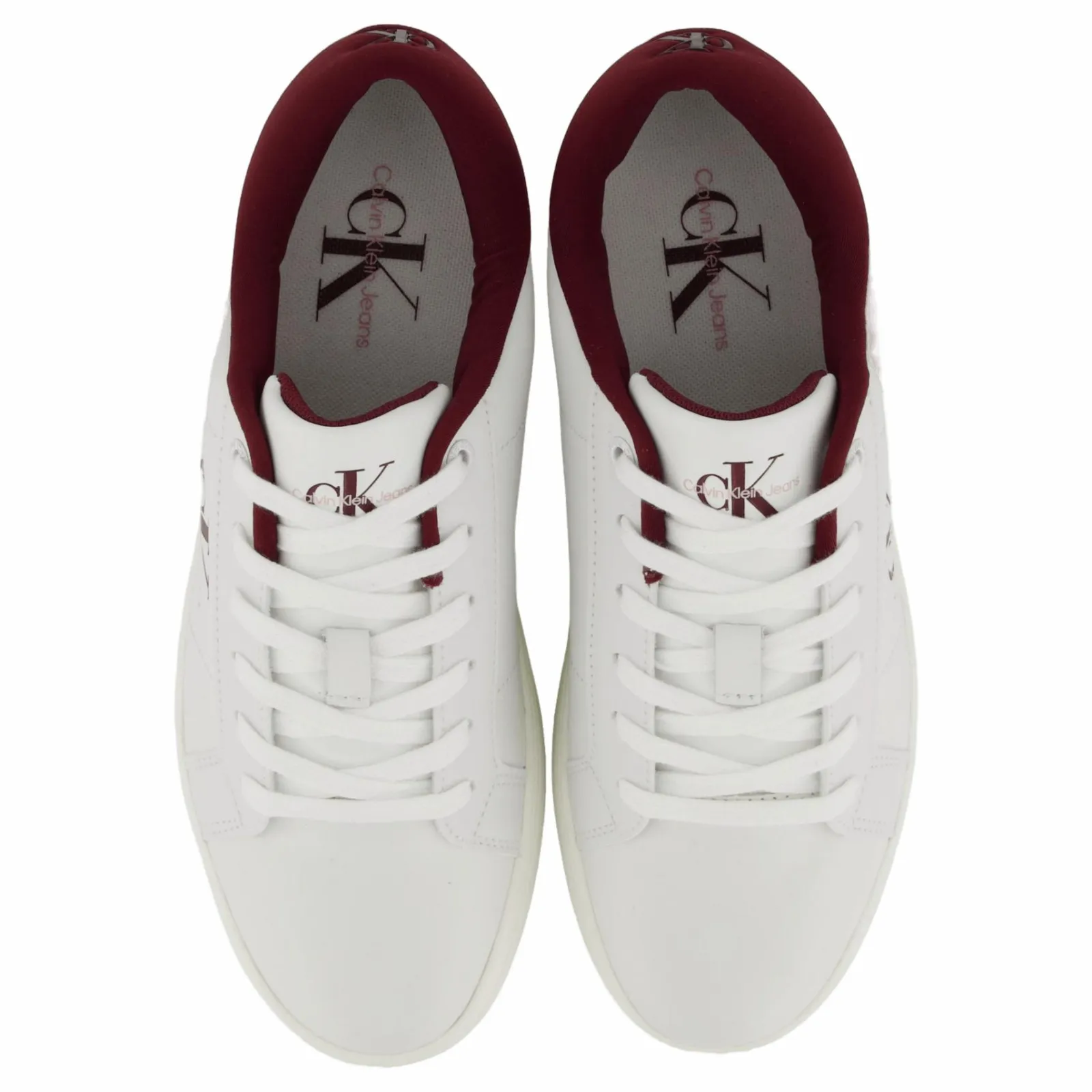 Calvin Klein Classic Cupsole Lowlaceup Lth Bright White/andorra